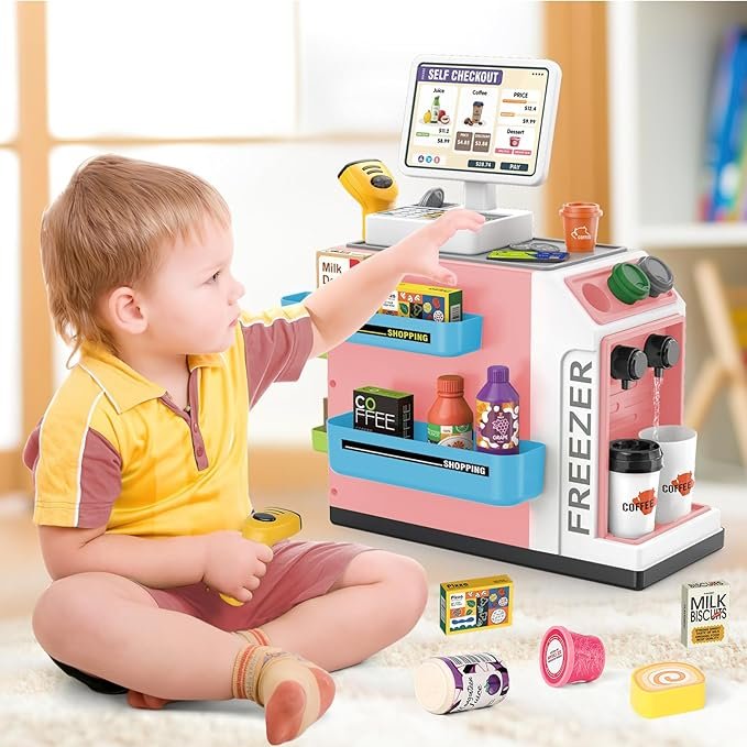 3-in-1 Coffee Machine Set For Kids - Image 4