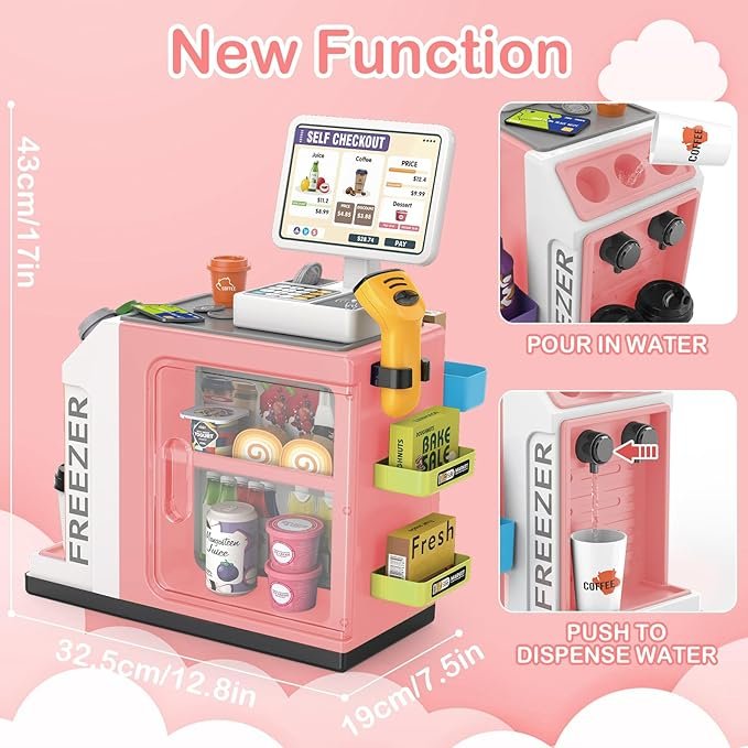 3-in-1 Coffee Machine Set For Kids - Image 2