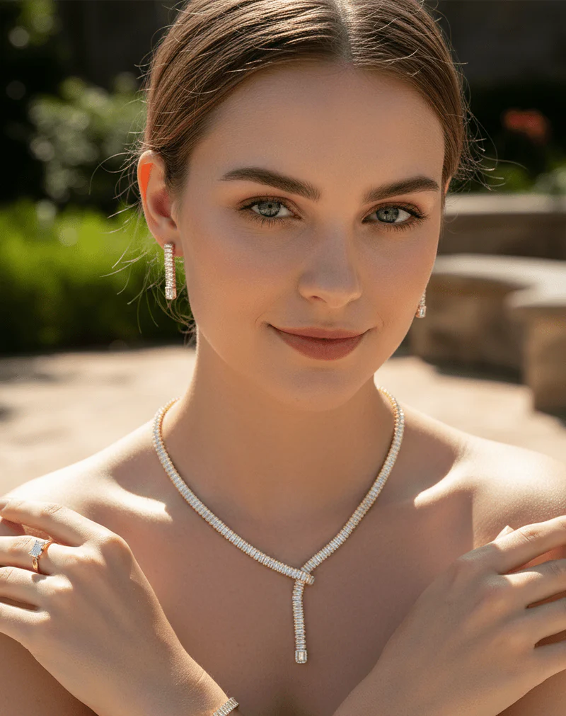baguette-lariat-jewelry-set-9512041