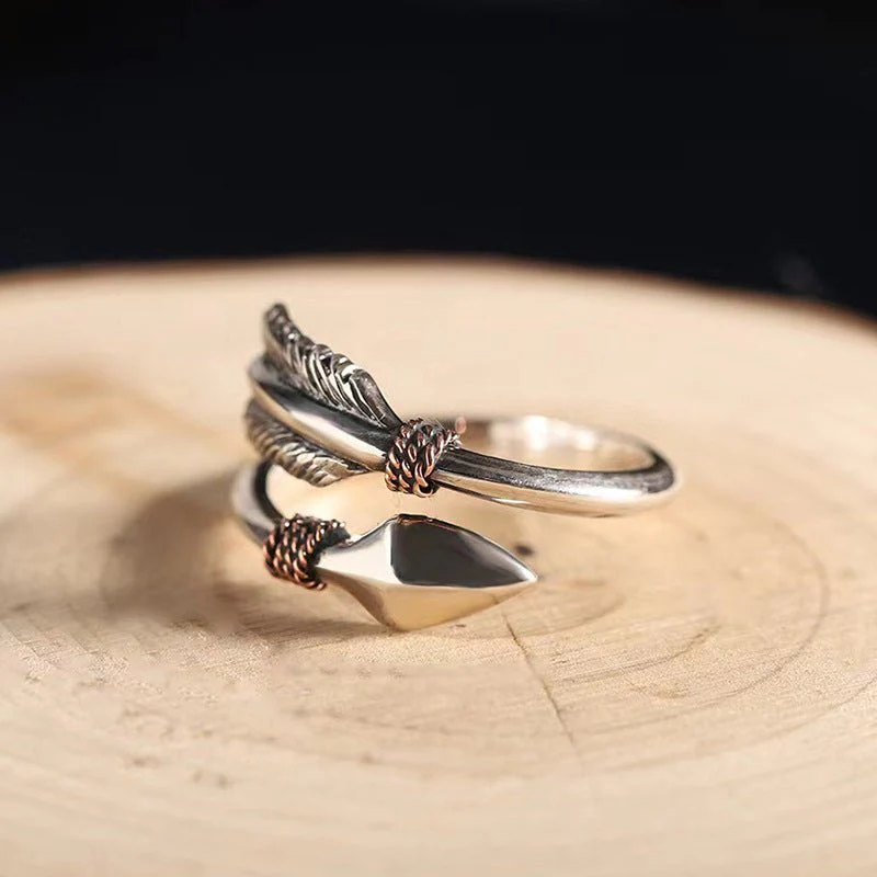 Vintage Personalized Adjustable Ring
