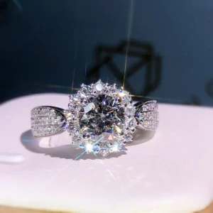 Diamond Open Ring