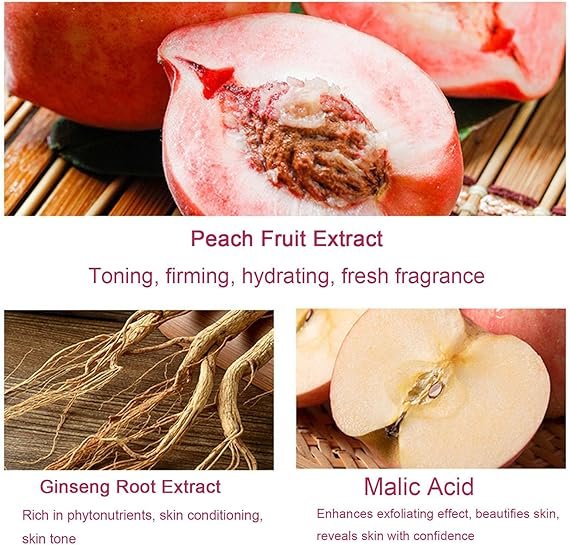 Peach Extract Fruit Acid Exfoliating Face Gel Cream - Image 4
