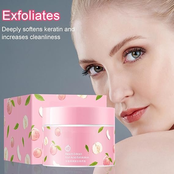 Peach Extract Fruit Acid Exfoliating Face Gel Cream - Image 3