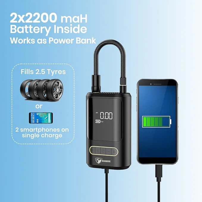 Portable Digital Air Compressor Tire Inflator - Image 6